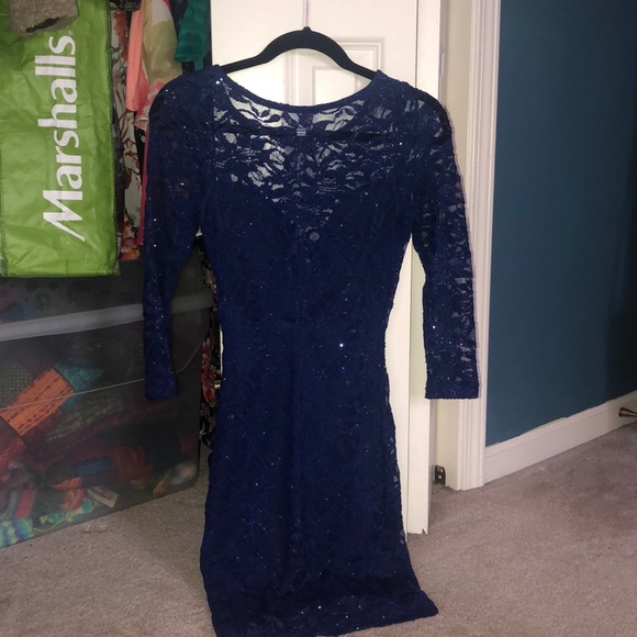 Blue Short Formal Dress - Picture 5 of 5